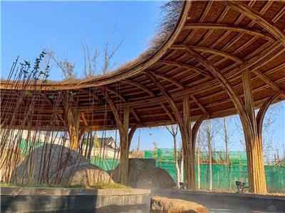 竹廊建筑优质之选：来图定制的靠谱供应商